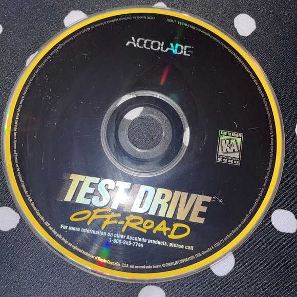 Vintage Test Drive PC Game - Off-Road for MS-DOS PC Accolade CD-ROM - Picture 1 of 3